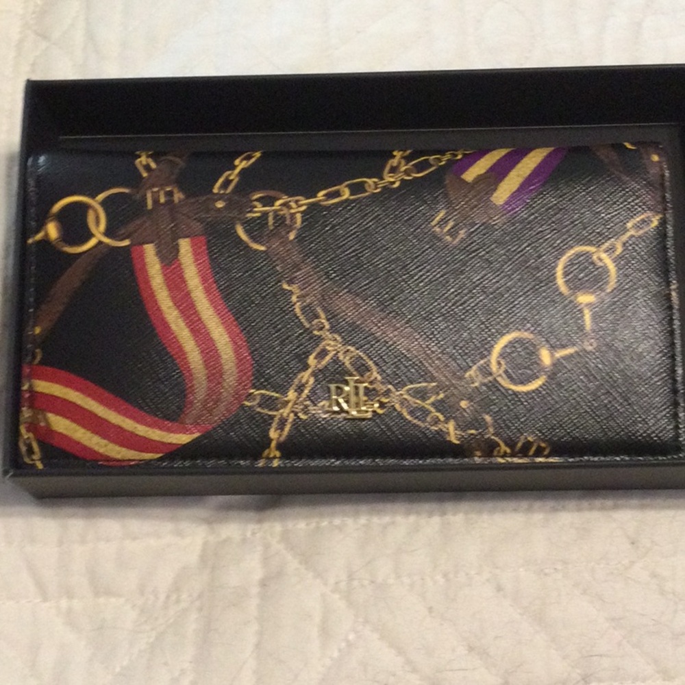Ralph Lauren Black Leather Wallet